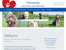 Tablet Screenshot of freonskip-labradoodles.nl